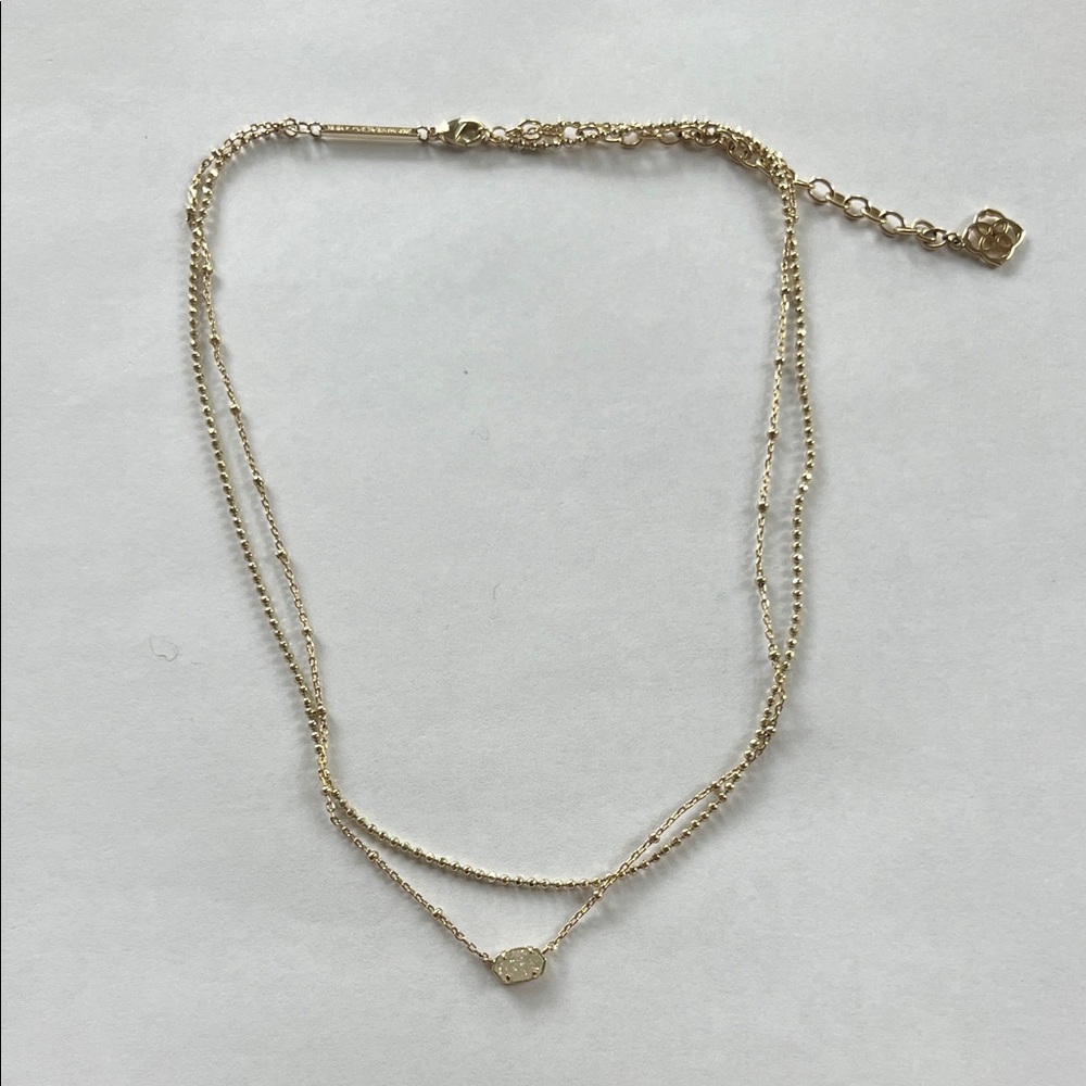 Kendra Scott double strand Elegant Gold Layered Necklace